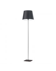 Czarna lampa stojąca do salonu LED PALERMO 