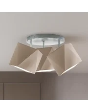 Beżowa lampa sufitowa do kuchni MINORKA z regulacją kąta padania światła