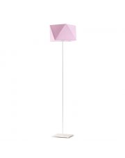 Biało-różowa lampa stojąca do pokoju dziecka ANKARA