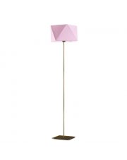 Biało-różowa lampa stojąca do pokoju dziecka ANKARA