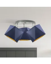 Nowoczesna 3 punktowa lampa sufitowa do kuchni MINORKA GOLD z regulacją