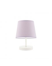 Lampka nocna dla dziewczynki z fioletowym abażurem ALMADA