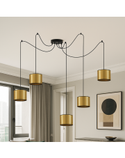 Lampa wisząca pająk 5 płomienna z regulacją wysokości WAIKIKI W5 MIRROR