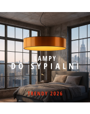 Lampy do sypialni – trendy 2026. Co teraz jest modne?