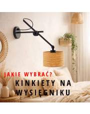 Jak wybrać kinkiet na wysięgniku? Regulowane lampy ścienne do czytania i pracy